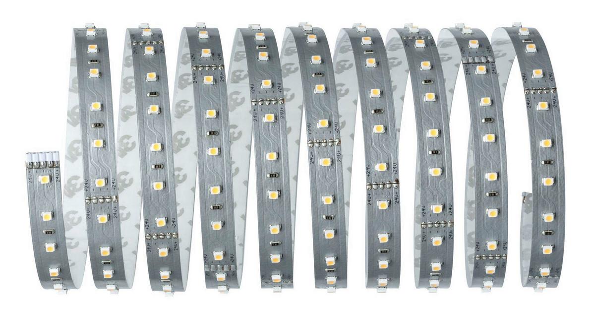 LED-Strip 70579 in Silberfarben max. 20 Watt - Silberfarben, Basics, Kunststoff (0,3cm) - Paulmann