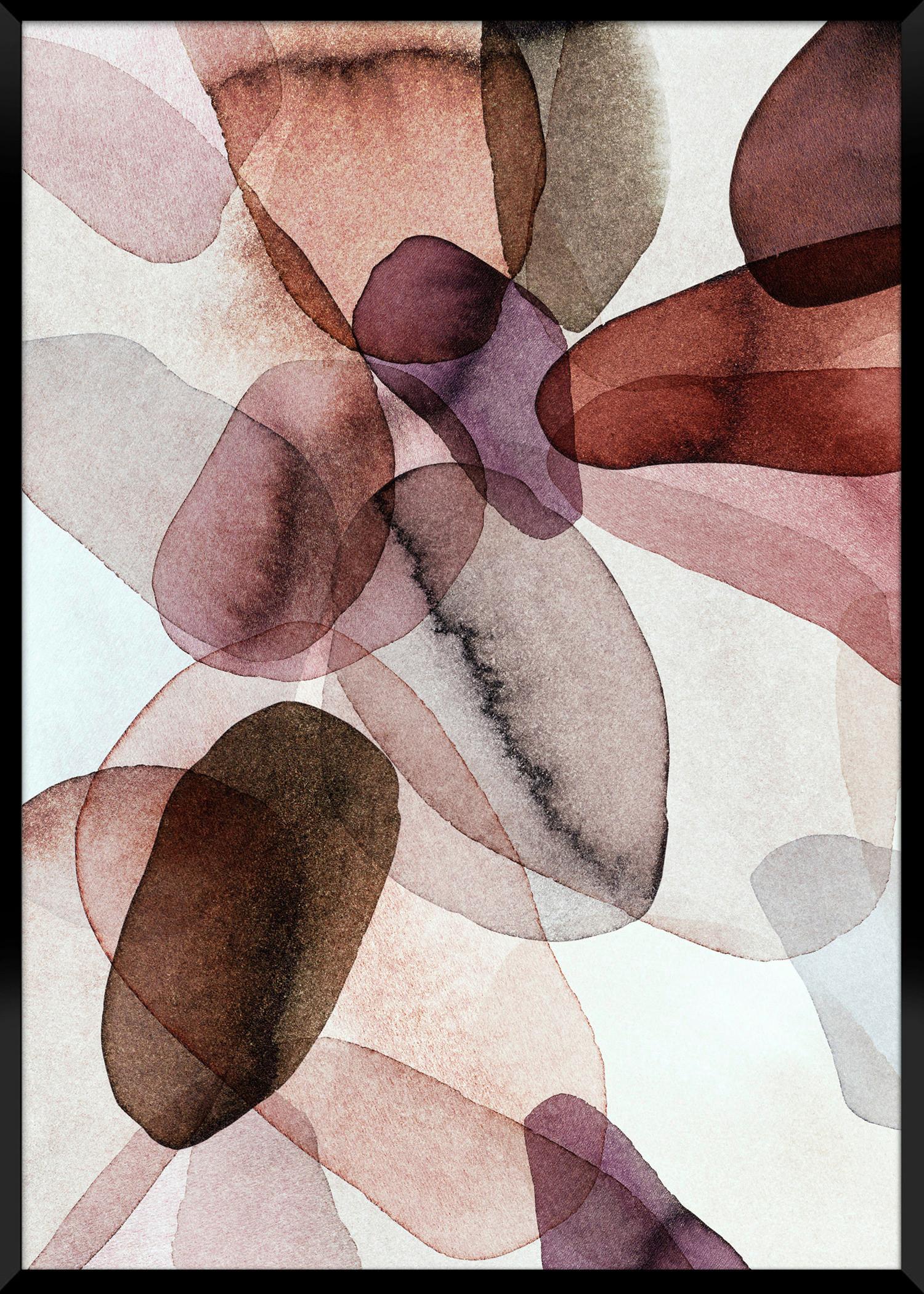 Bild Image in Braun/Grau ca. 30x40cm - Braun/Grau, Holzwerkstoff/Papier (30/40cm) - Modern Living