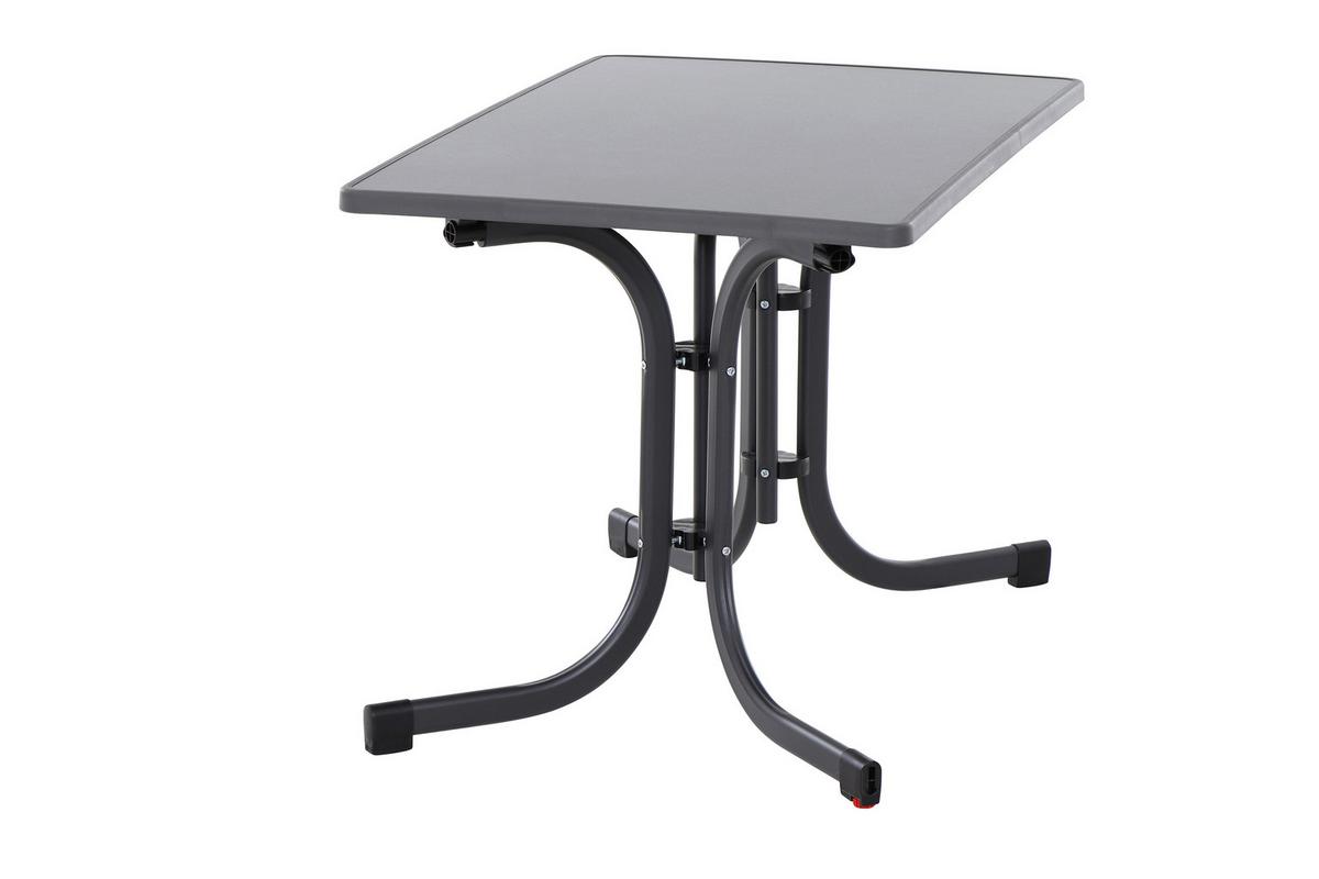 Siena Garden Gartenklapptisch ca.110x70x71cm Anthrazit - Anthrazit, KONVENTIONELL, Holzwerkstoff/Metall (110/70/71cm) - Siena Garden