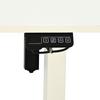 SKRIVBORD CHARLIE - vit, Modern, metall/trämaterial (120/60/72-118cm) - Mömax