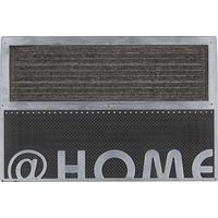 Fußmatte Home Silberfarben ca. 40x60cm - Silberfarben, Kunststoff (40/60cm) - Mömax