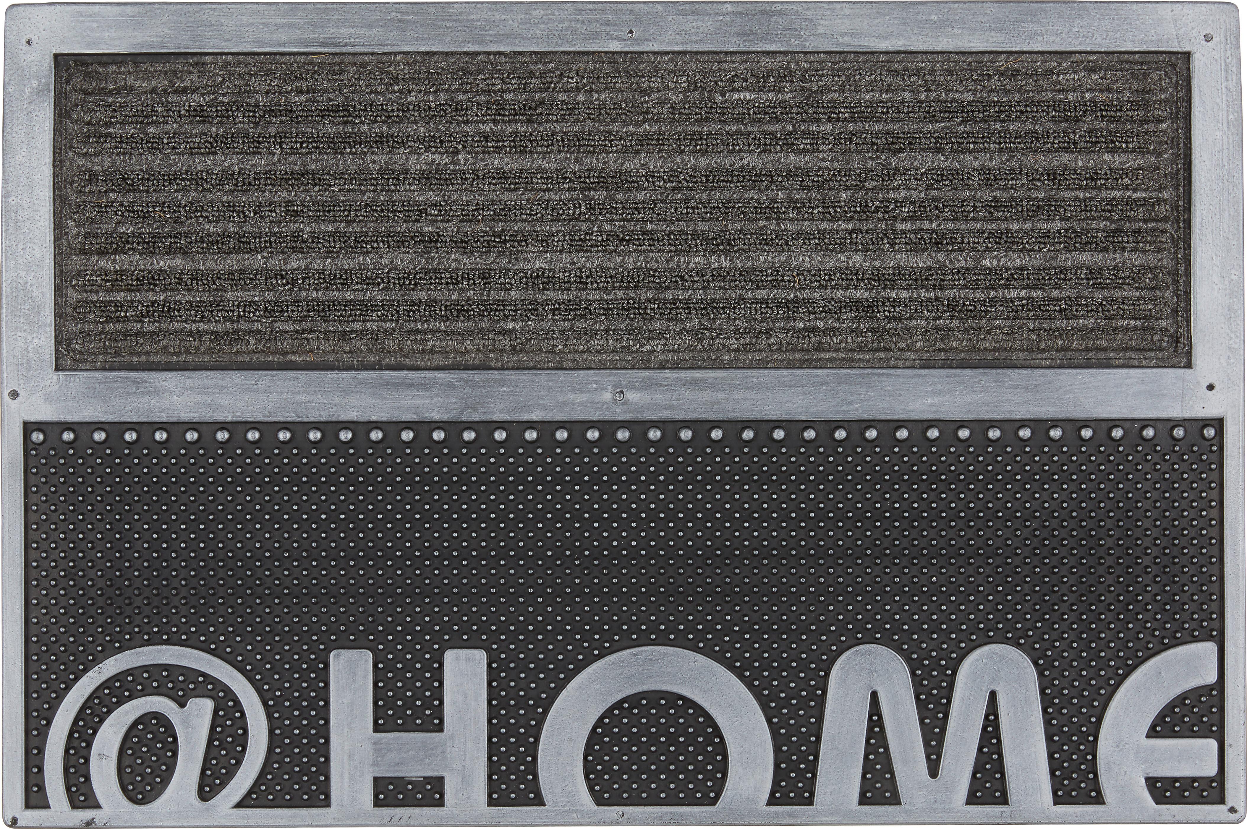DÖRRMATTA HOME - silver, plast (40/60cm) - Mömax