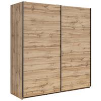 Ormar S Kliznim Vratima Tetrix - antracit/hrast Wotan, Moderno, drvni materijal/metal (183/195,5/60cm) - Modern Living