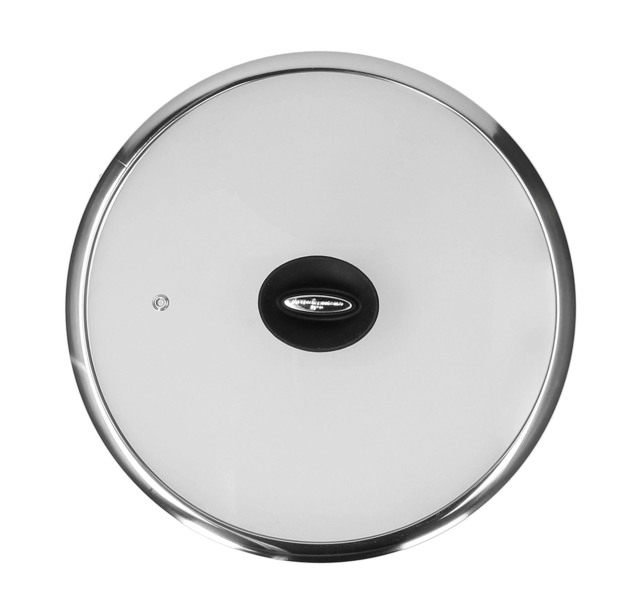 Poklopac Luxury Design, Ø: 28cm - prozirno, Basics, staklo (4/28/28cm) - Tognana