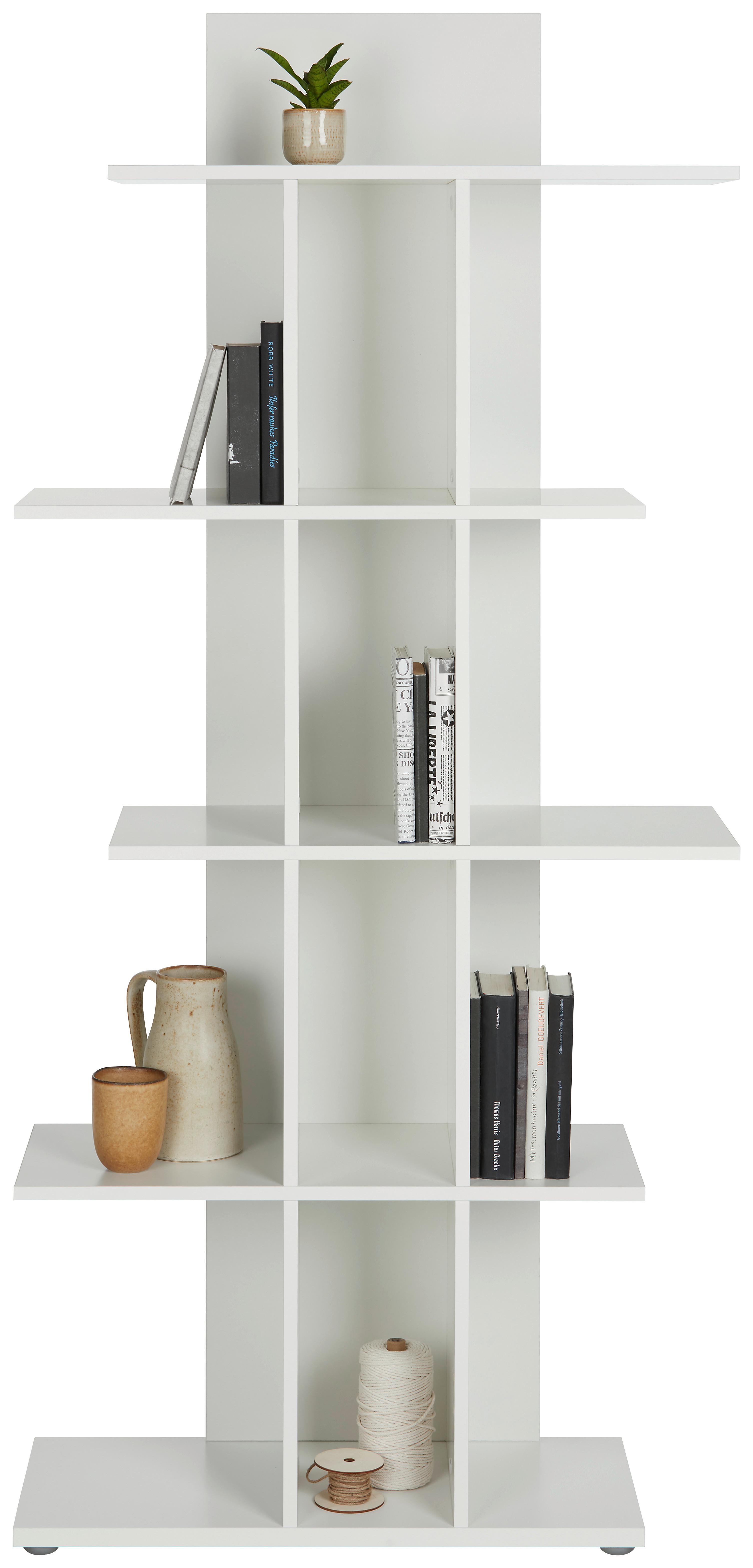 Regal in Weiß - Weiß, MODERN, Holzwerkstoff (81/177/29.7cm) - Modern Living