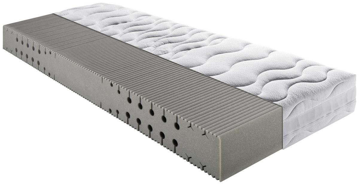 Kaltschaummatratze Pro Body ca. 90x200 cm Weiß - Weiß, Basics, Textil (90/200cm) - Breckle