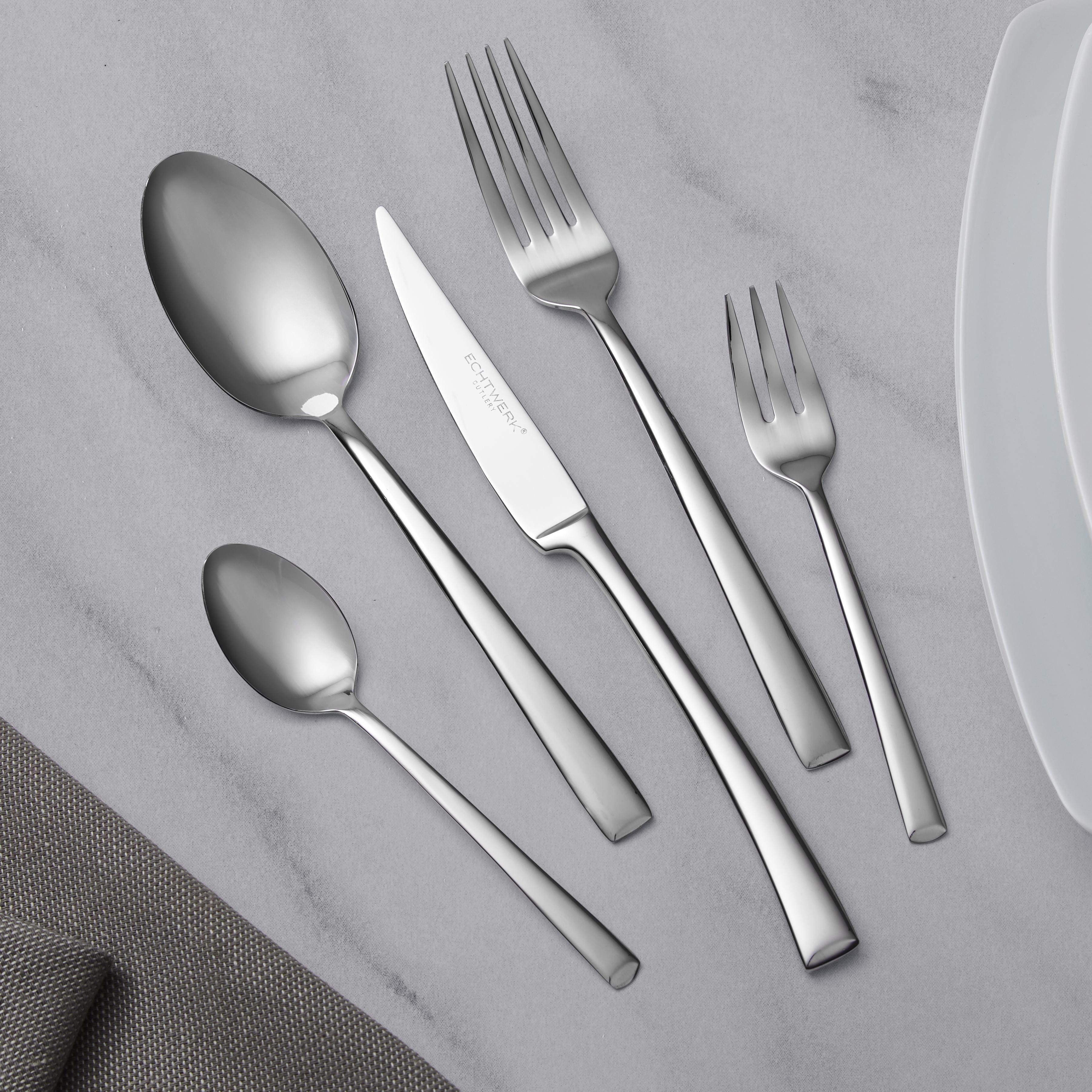 Echtwerk Besteckset Avelino 30-teilig - Edelstahlfarben, MODERN, Metall - Echtwerk