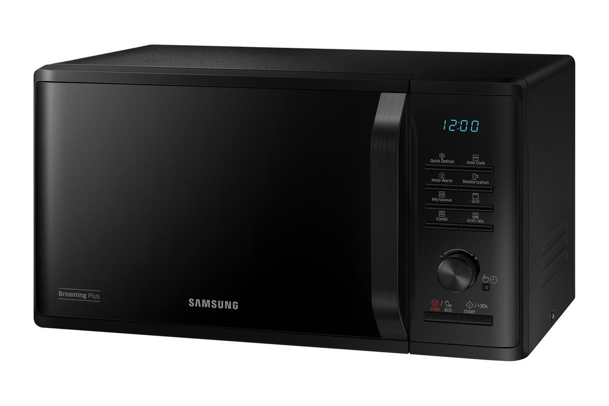 Mikrowelle Mg23k3505ak/sw - Schwarz, Basics, Keramik (48,9/27,5/39,2cm) - Samsung