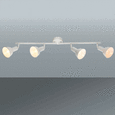Strahler Caldera, max. 40 Watt - Goldfarben/Weiß, LIFESTYLE, Metall (69/15/19,5cm)