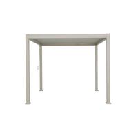 Pergola Deluxe ca. 300x250x300 cm Grau - Grau, LIFESTYLE, Metall (300/250/300cm) - Gardenson