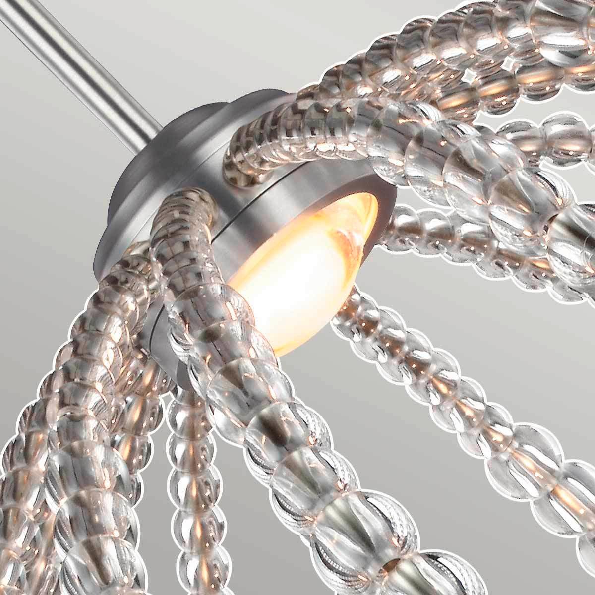 Viseća Svjetiljka Oberlin - boje nikla, Design, staklo/metal (50.9/73cm) - Elstead Lighting