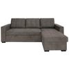 Kutna Garnitura Turin - crna/taupe, Design, drvni materijal/drvo (239/87/160cm) - Modern Living