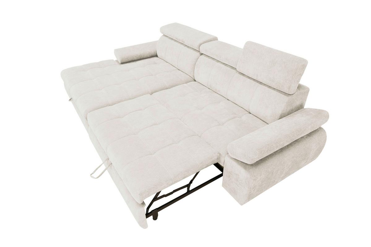 Kutna Garnitura Vegas - bež/crna, Design, drvo/tekstil (173/294cm) - Modern Living