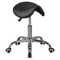 Bürohocker Curve ca. 60x48x60 cm Schwarz - Schwarz/Alufarben, MODERN, Textil (60/48/60cm) - MID.YOU