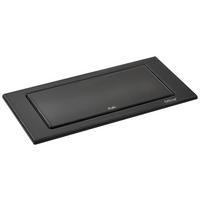 Steckdosenelement 105336 Schwarz - Schwarz, ROMANTIK / LANDHAUS, Kunststoff (22,5/5,3/10,5cm) - HKT