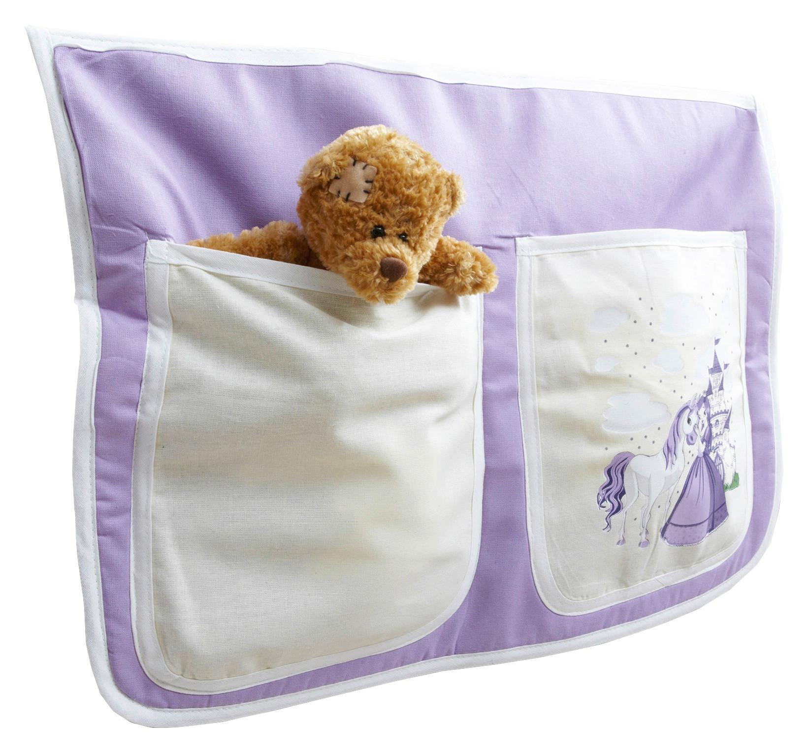 Betttasche "Stofftasche", flieder - Flieder, KONVENTIONELL, Textil (56/32/2cm) - MID.YOU