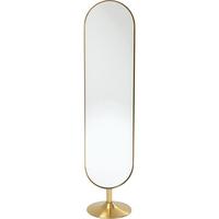 LUSTRO STOJĄCE CURVE KARE DESIGN - kolor złoty, Design, metal/szkło (40/170/40cm) - Kare-Design