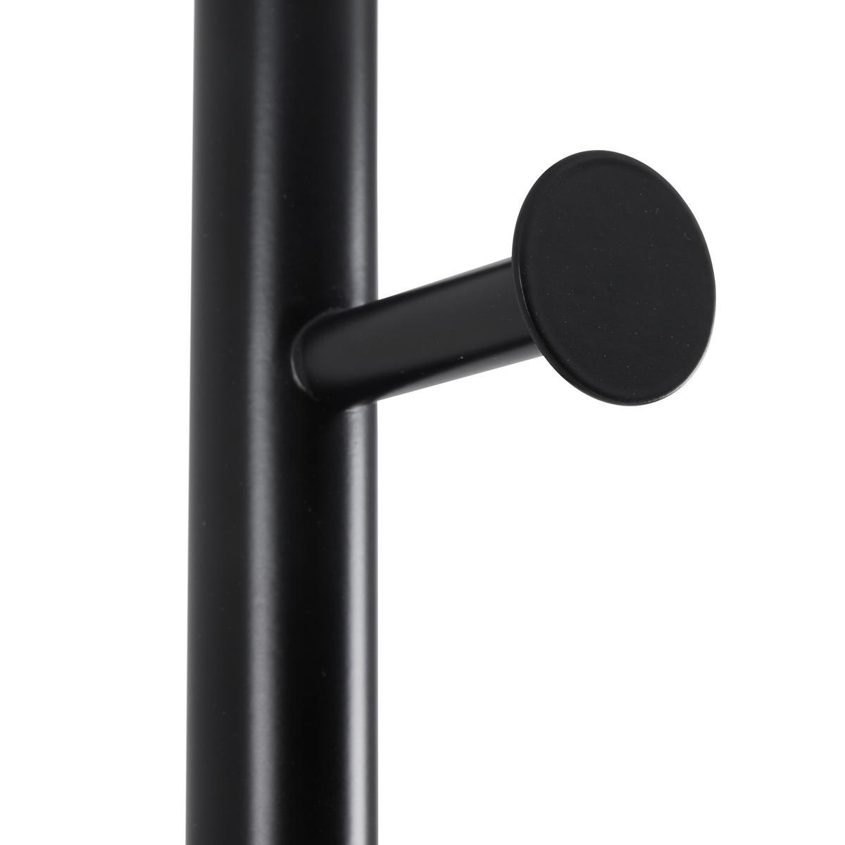 Kleiderständer Scopo Schwarz - Schwarz, MODERN, Metall (30/200-260/30cm) - Mömax