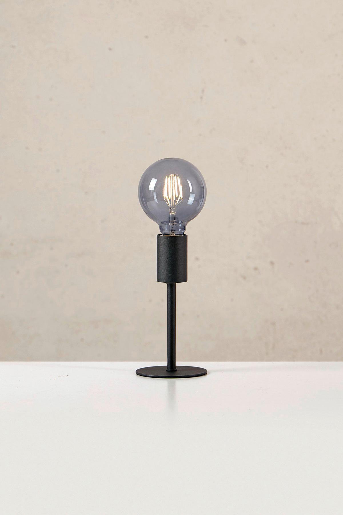 Tischleuchte Cielo Table Schwarz max. 40 Watt - Schwarz, Basics, Glas/Metall (10/10/19cm) - Markslöjd