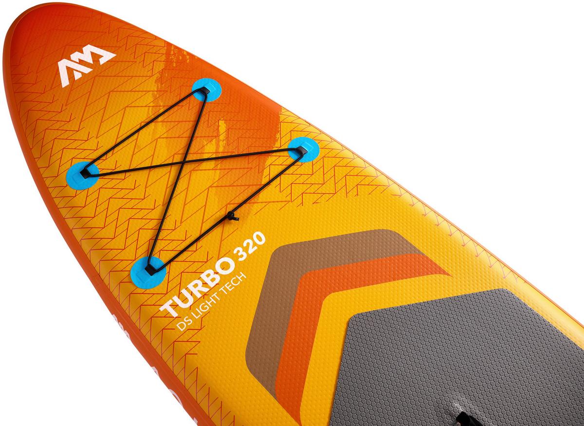DESKA SUP TURBO - żółty, Konventionell, tworzywo sztuczne (320/81/15cm)