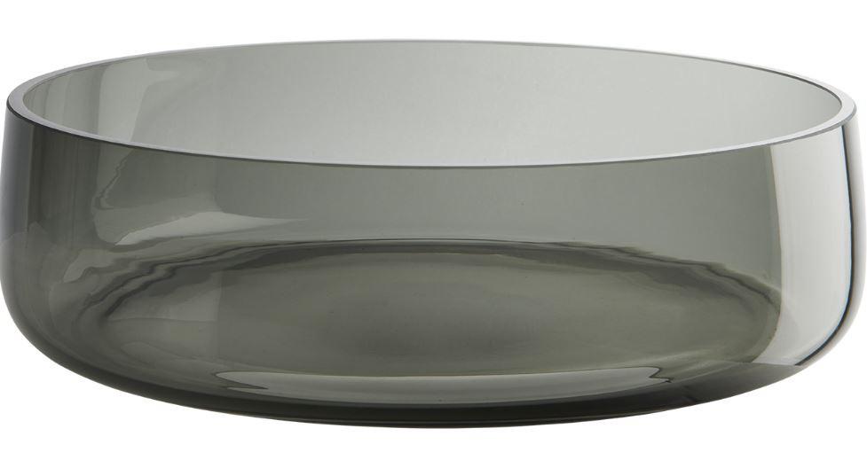 PATERA DEKORACYJNA 88042009 - antracytowy, Basics, szkło (30cm) - ASA