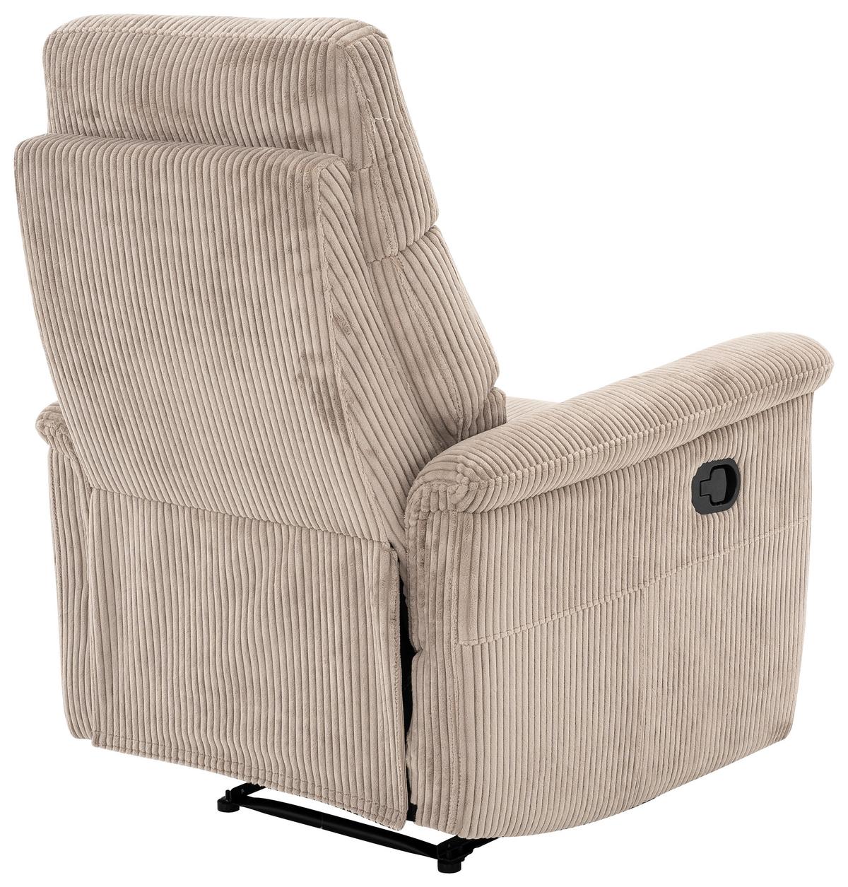 Počivalnik Xeno, Svetlo Rjava - svetlo rjava/črna, Design, kovina/umetna masa (78/108/89cm) - Livetastic