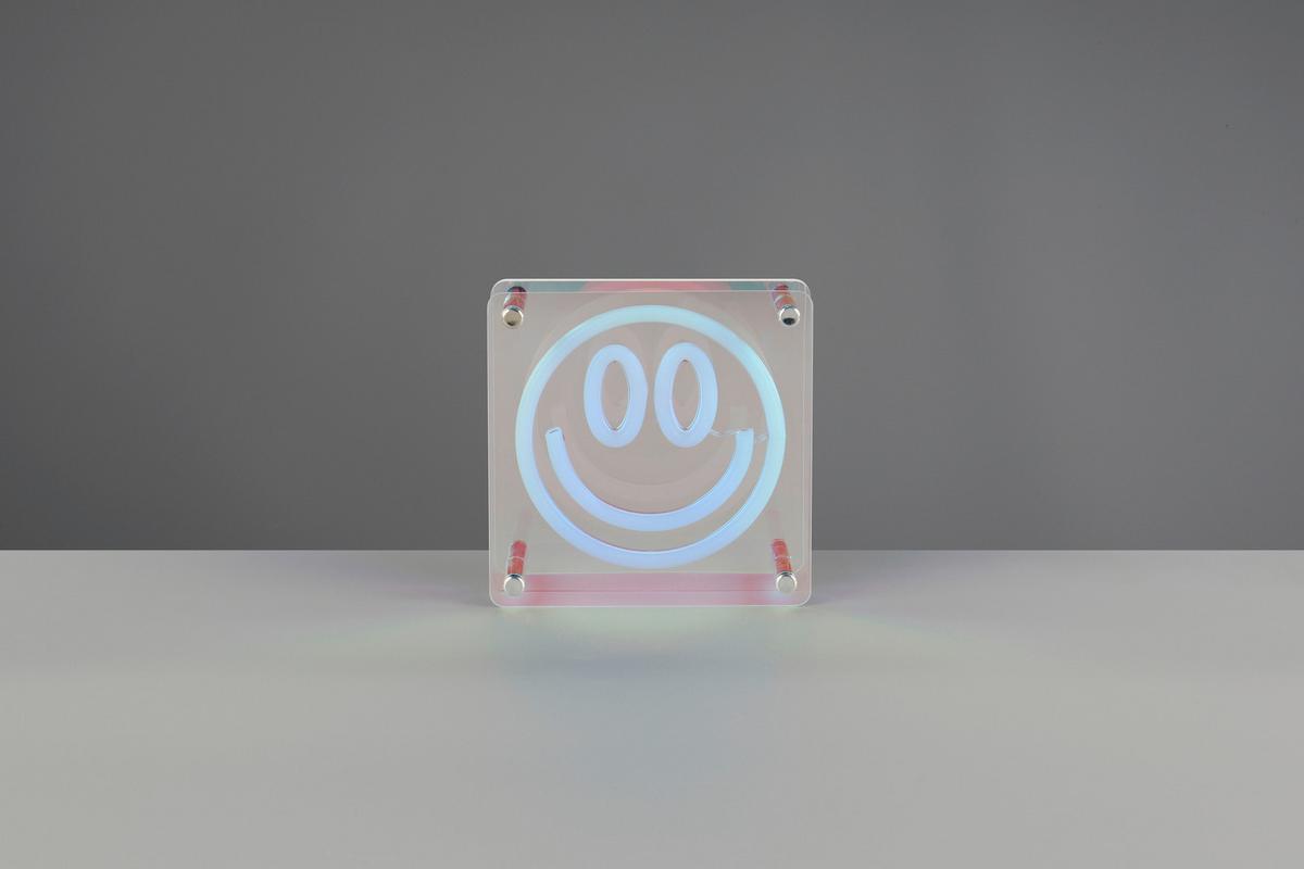 LED-Dekoleuchte Helga Transparent max. 4 Watt - Transparent, MODERN, Kunststoff/Metall (14,5/5/14,5cm) - Mömax