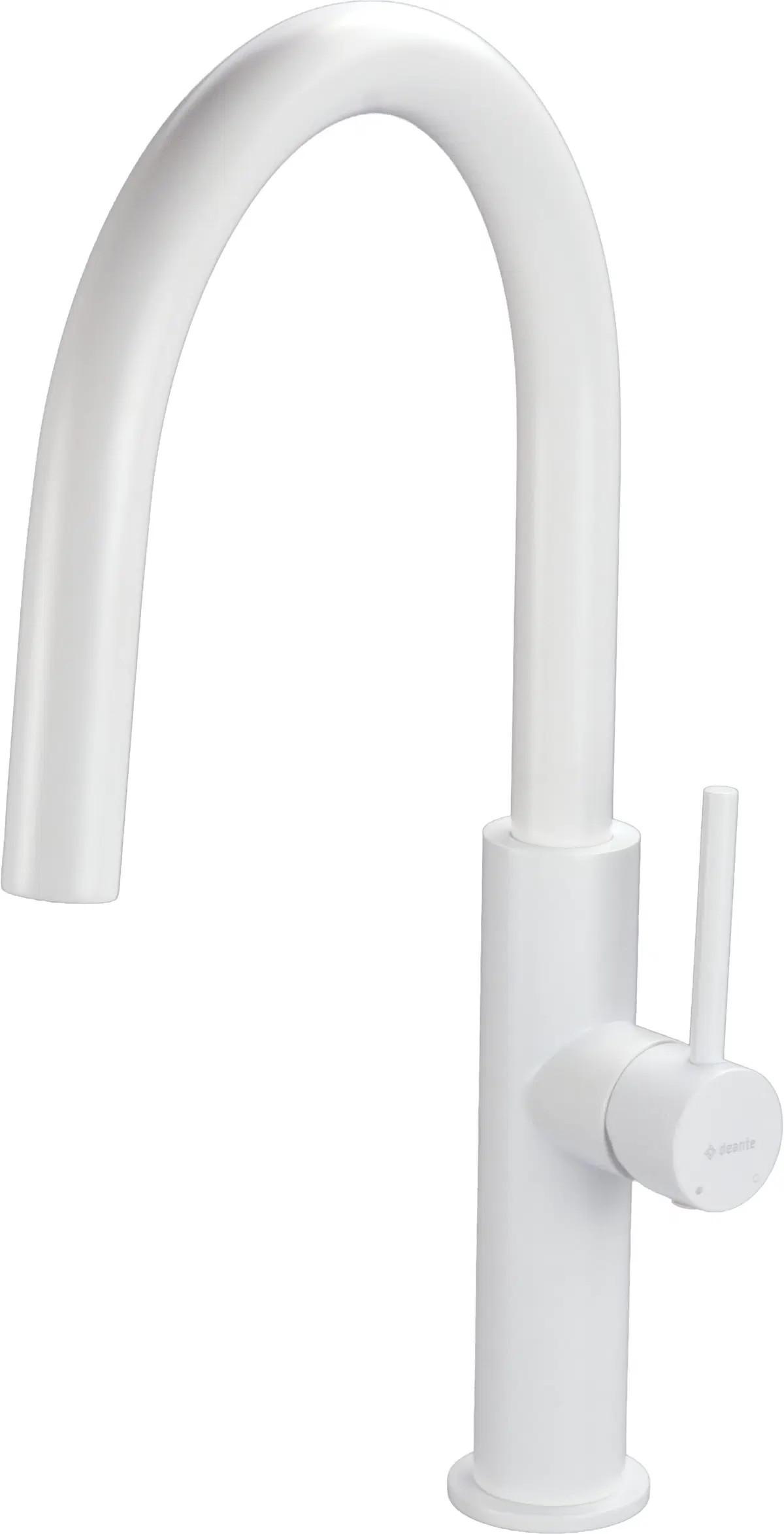 Konyhai Álló Csaptelep Deante Evora Bqj_a62m - fehér, Modern, fém (23,6/37cm)