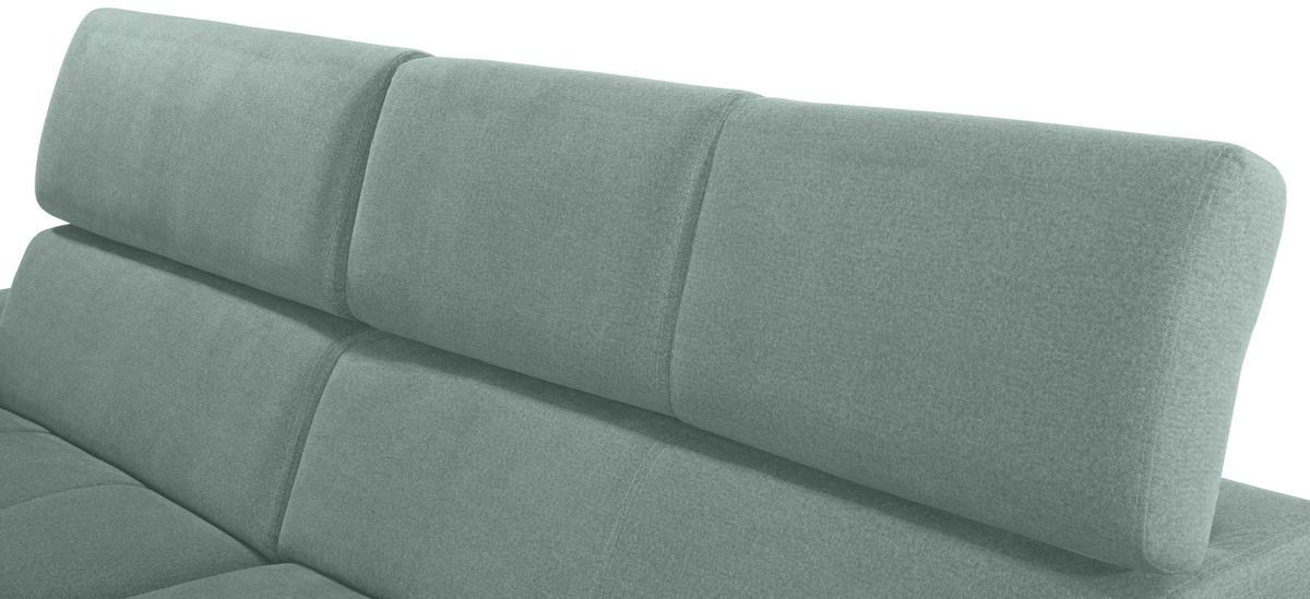 Kutna Garnitura Perry - srebrne boje/zelena, Design, tekstil/drvo (183/292cm) - Modern Living