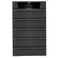 Comodă Solo - grafit, Modern, compozit lemnos (65/108/40cm) - Premium Living Comodă Solo - grafit, Modern, compozit lemnos (65/108/40cm) - Premium Living