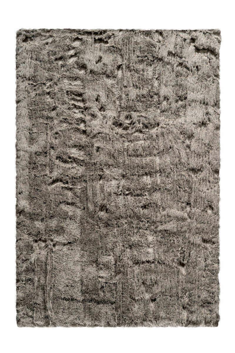 Fellteppich Tender - Braun/Olivgrün, Design, Textil (80/150cm) - Kayoom