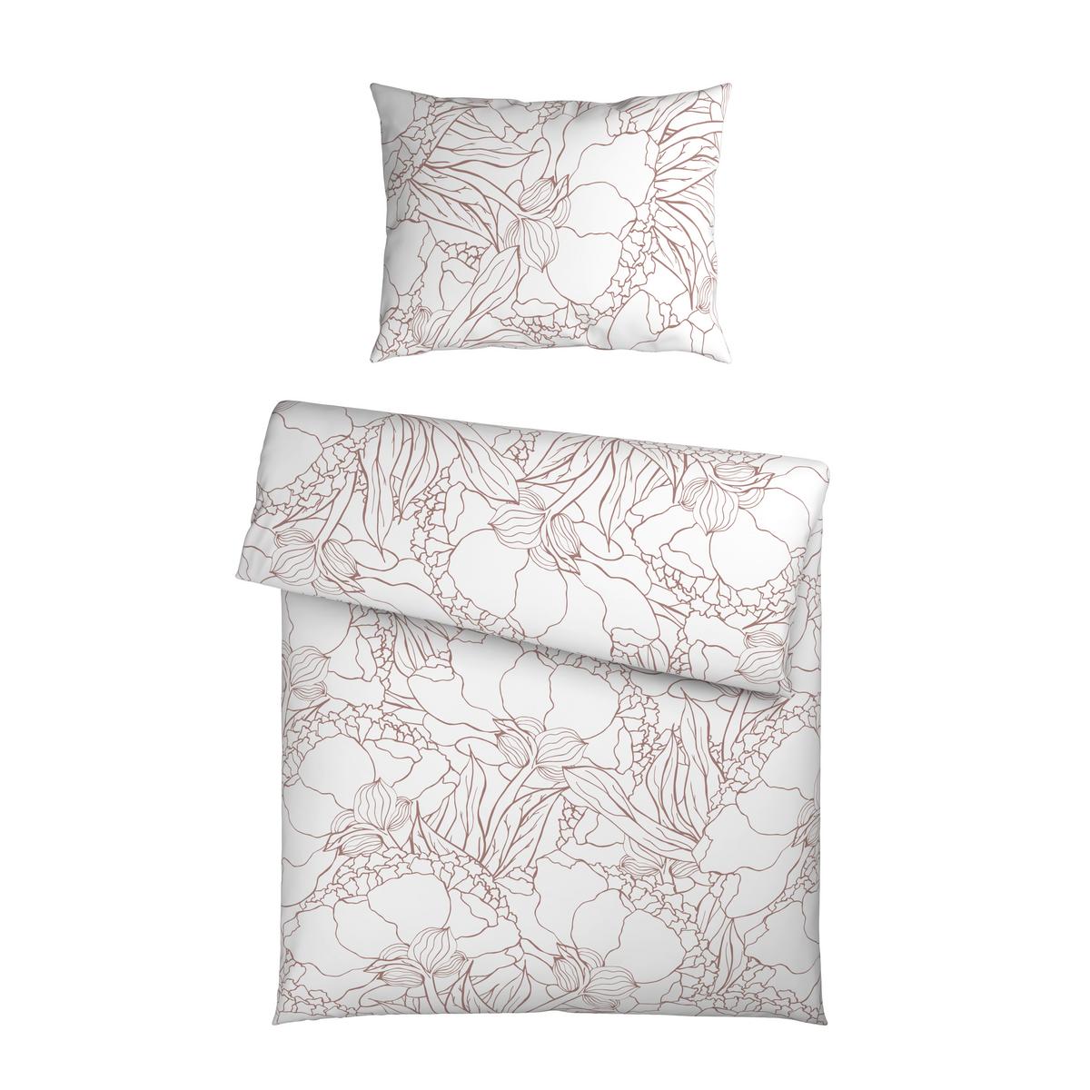 Bettwäsche Emma Altrosa ca. 140x200cm - Altrosa, Textil (140/200cm) - Mömax