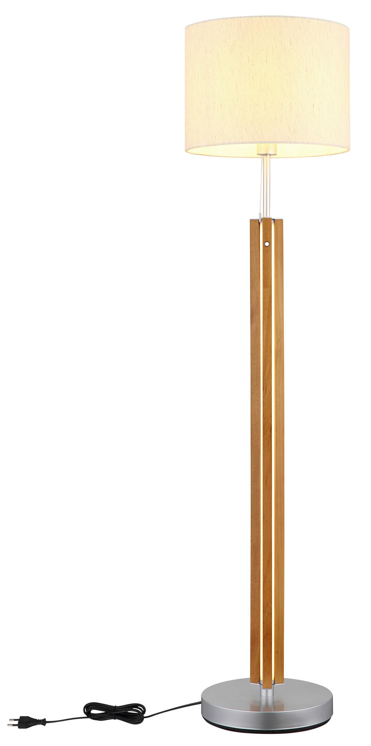 Led Állólámpa 41730246 Taugus - natúr színű/sötétbarna, Natur, műanyag/textil (35/145cm)