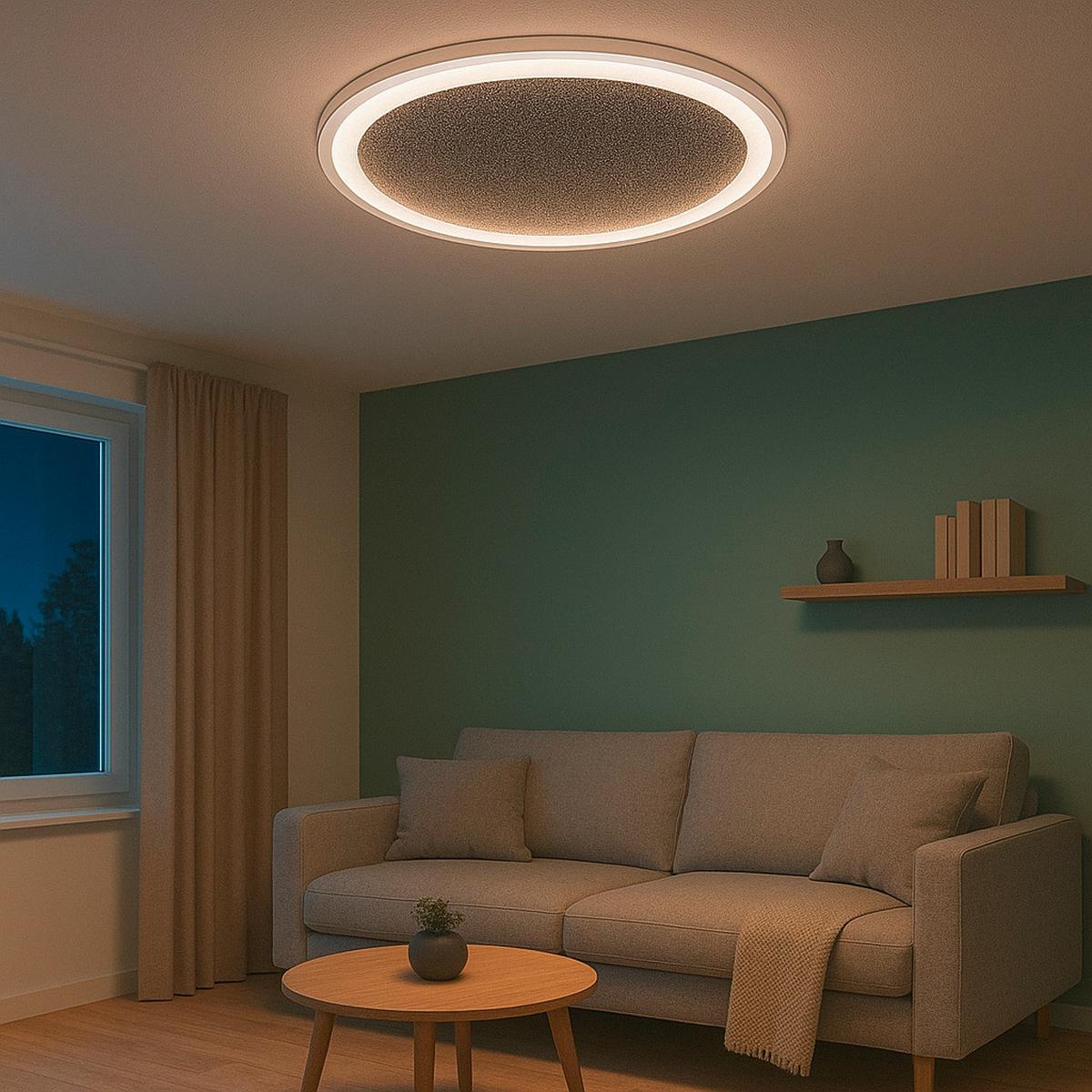 LAMPA SUFITOWA LED G98937/05 TANIDA LED/DE - biały, Lifestyle, tworzywo sztuczne (42/2,5cm) - Brilliant
