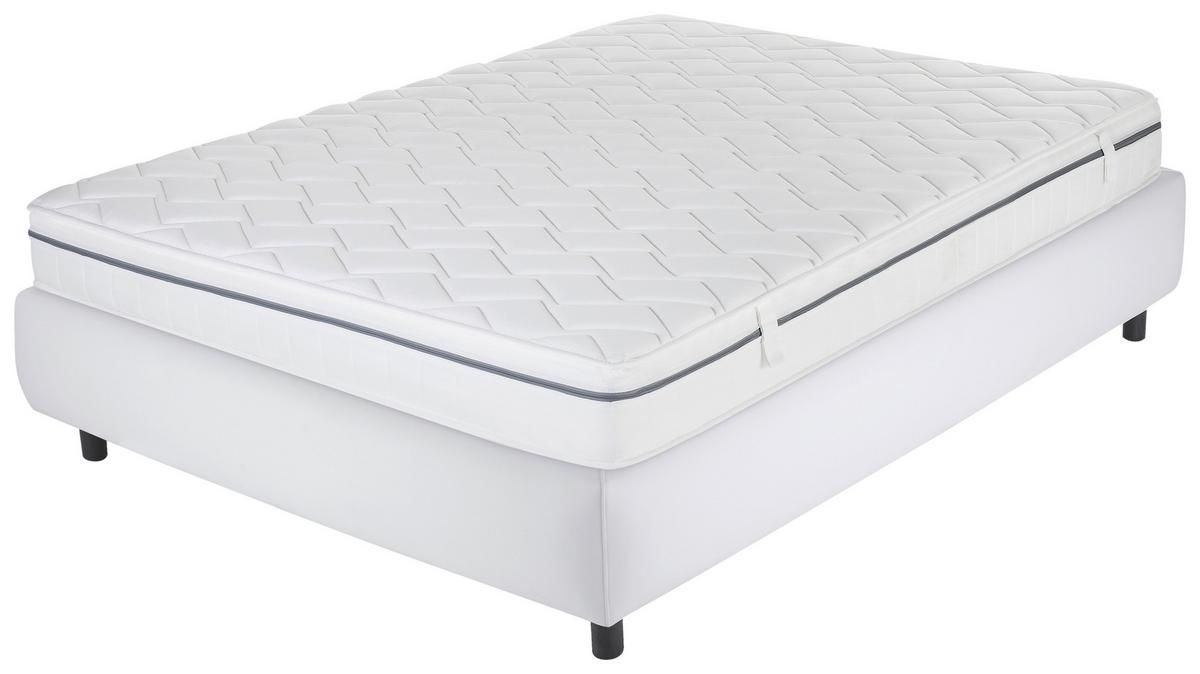 Kaltschaummatratze Air Wave 3D H/3 ca.160x200cm - Weiß, Basics, Textil (160/200cm) - MID.YOU