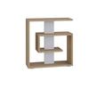 Mizica Saly, Bela, Barva Hrasta - barve hrasta/bela, Design, leseni material (55/20/57cm) - Livetastic