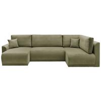 Kutna Garnitura Kim - maslinasto zelena, Moderno, drvo (146/313/160cm) - Modern Living