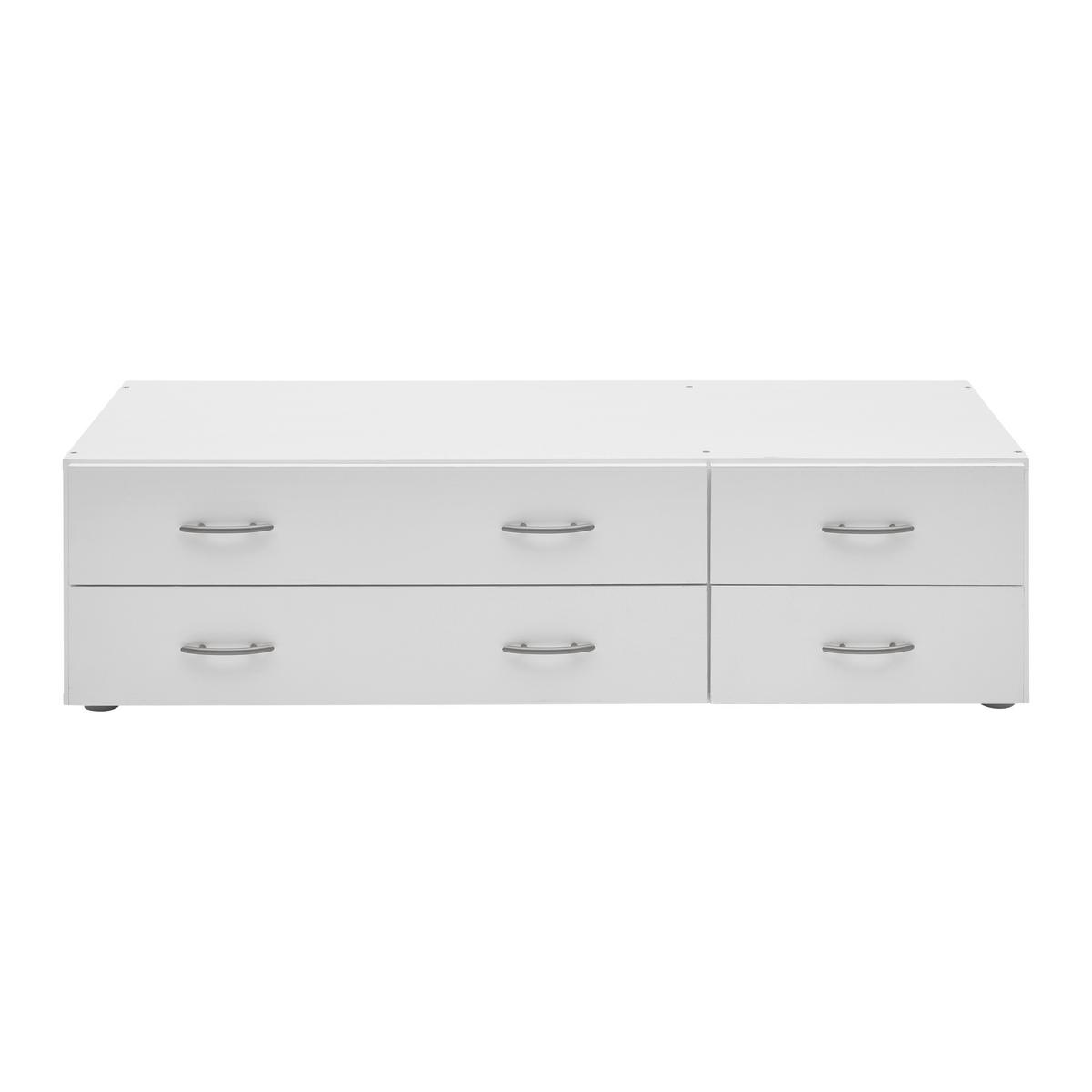 Ladice Joe - bijela, Konvencionalno, drvni materijal (121/33/51cm) - Based