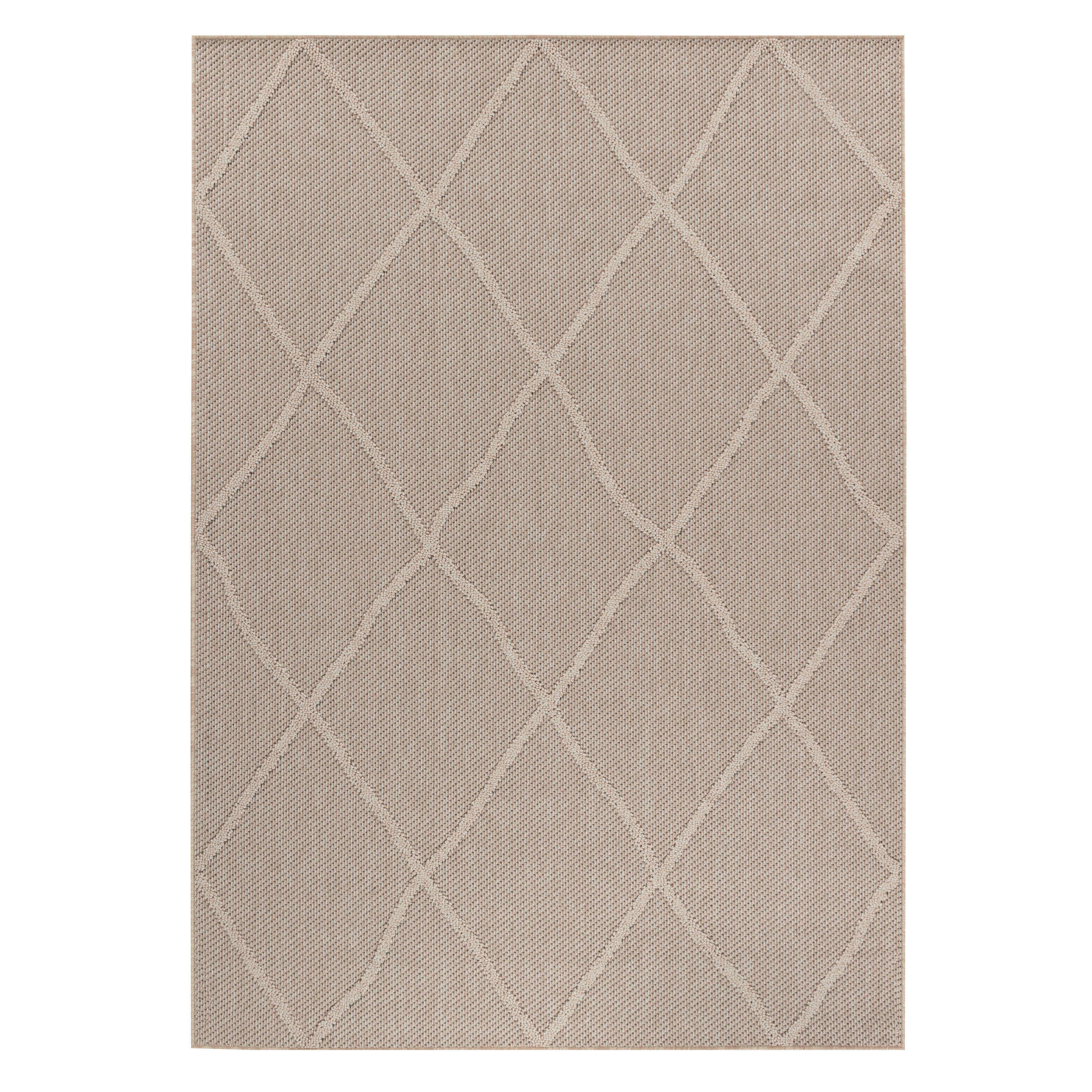 Outdoorteppich Patara Beige ca. 240x340cm - Beige, Design, Textil (240/340cm) - Novel