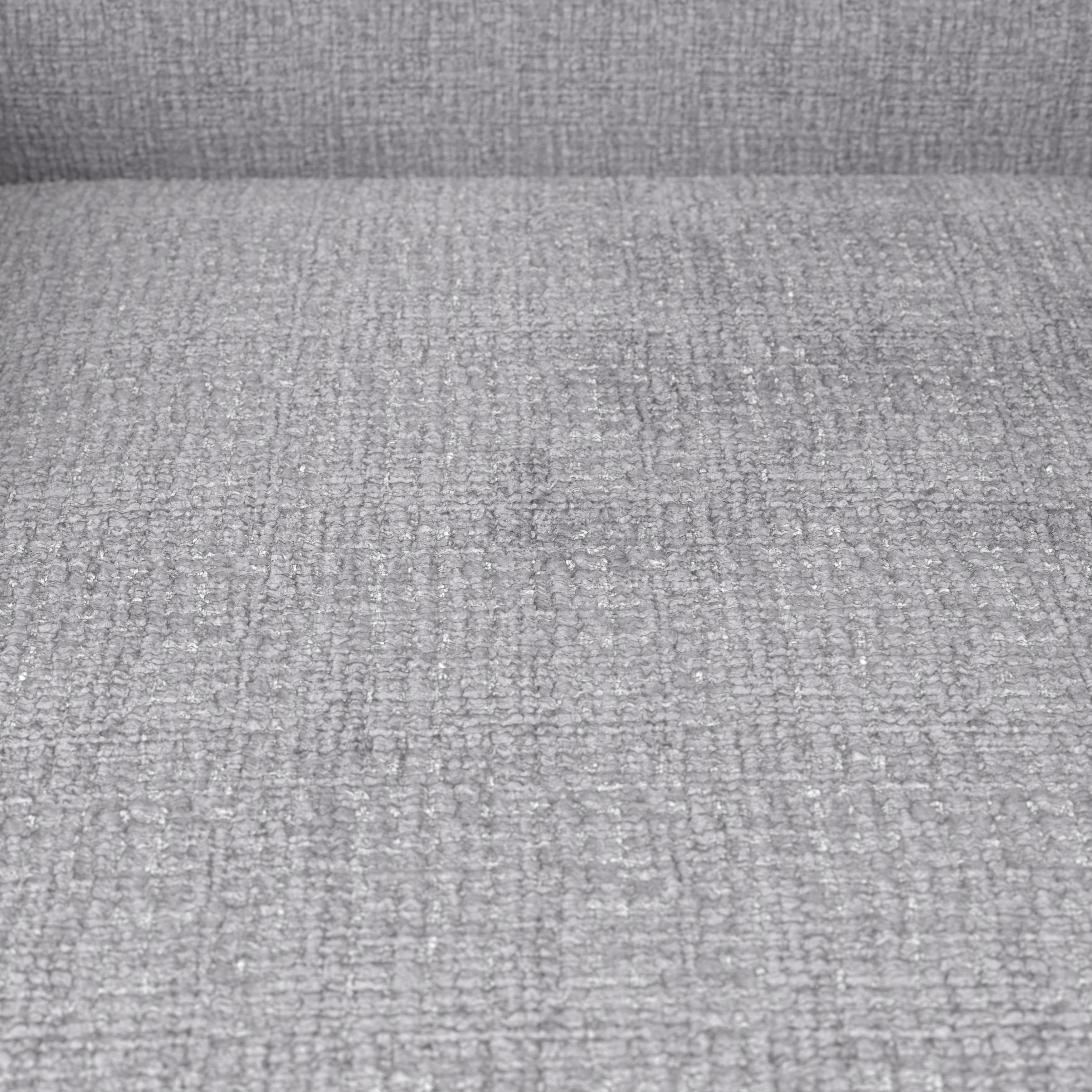 RELAXFÅTÖLJ EMILIO - grå/naturfärgad, Modern, metall/trä (68/92/87cm) - Bessagi Home