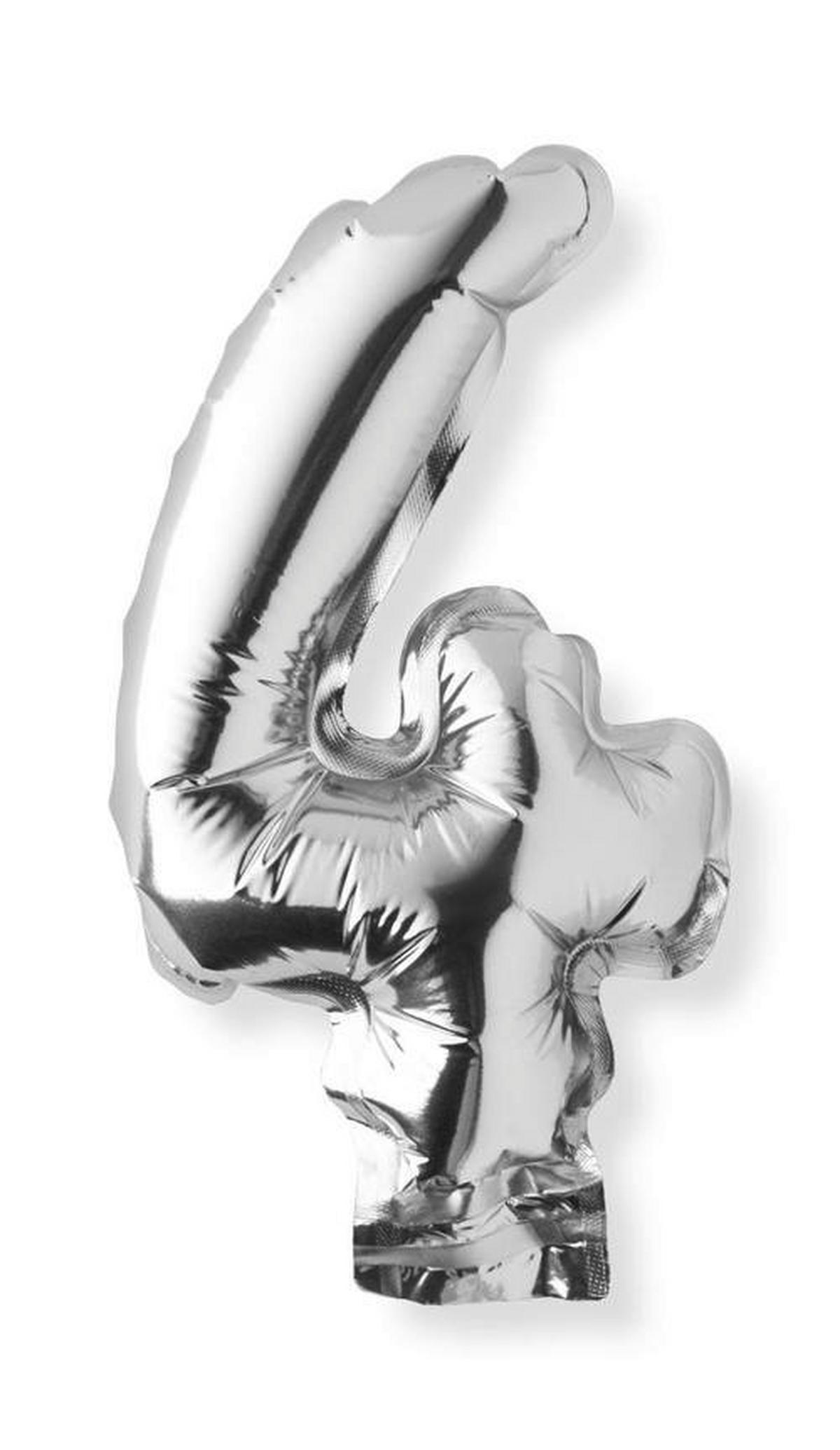 BALON NUMBERS - kolor srebrny/kolor złoty, tworzywo sztuczne (9/15cm) - Modern Living
