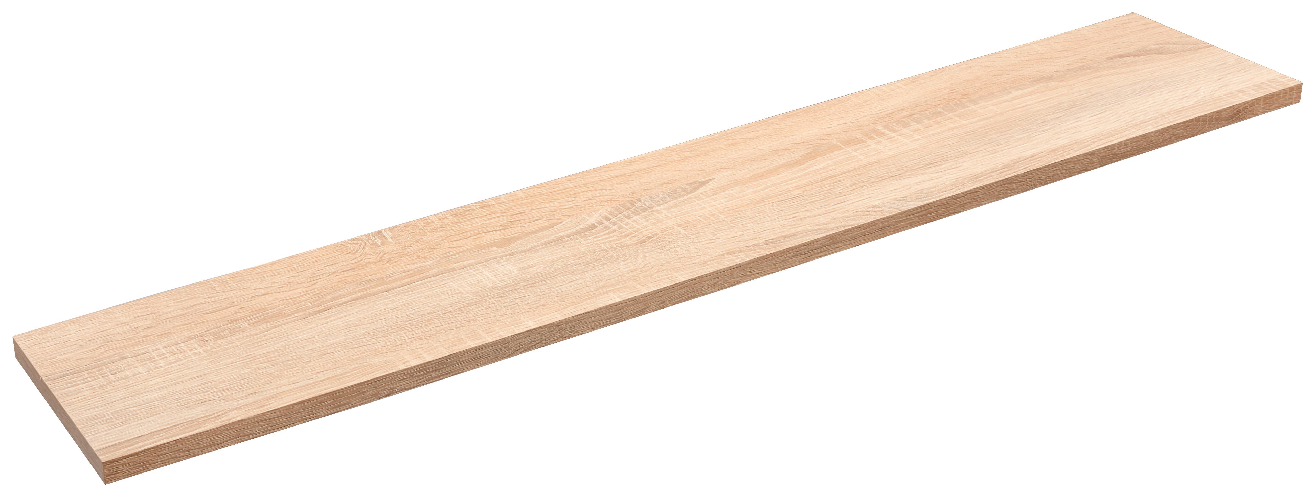 Falipolc Tölgy Szín 120/20 Skate - Sonoma tölgy, Modern, faalapú anyag (120/1,6/20cm)