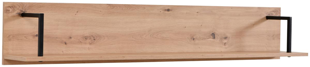 Falipolc Sardinia - Artisan tölgy, Modern, faalapú anyag (137,5/24/21cm)