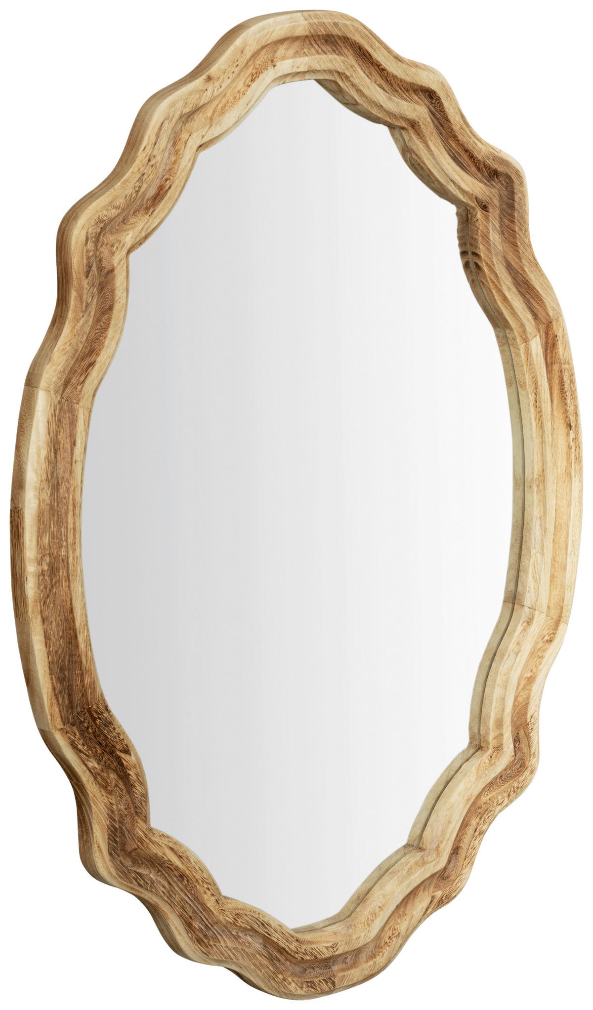 Stensko Ogledalo Joline -Exklusive/sb- - naravne barve, Trendi, steklo/les (61/86/3cm) - Mömax