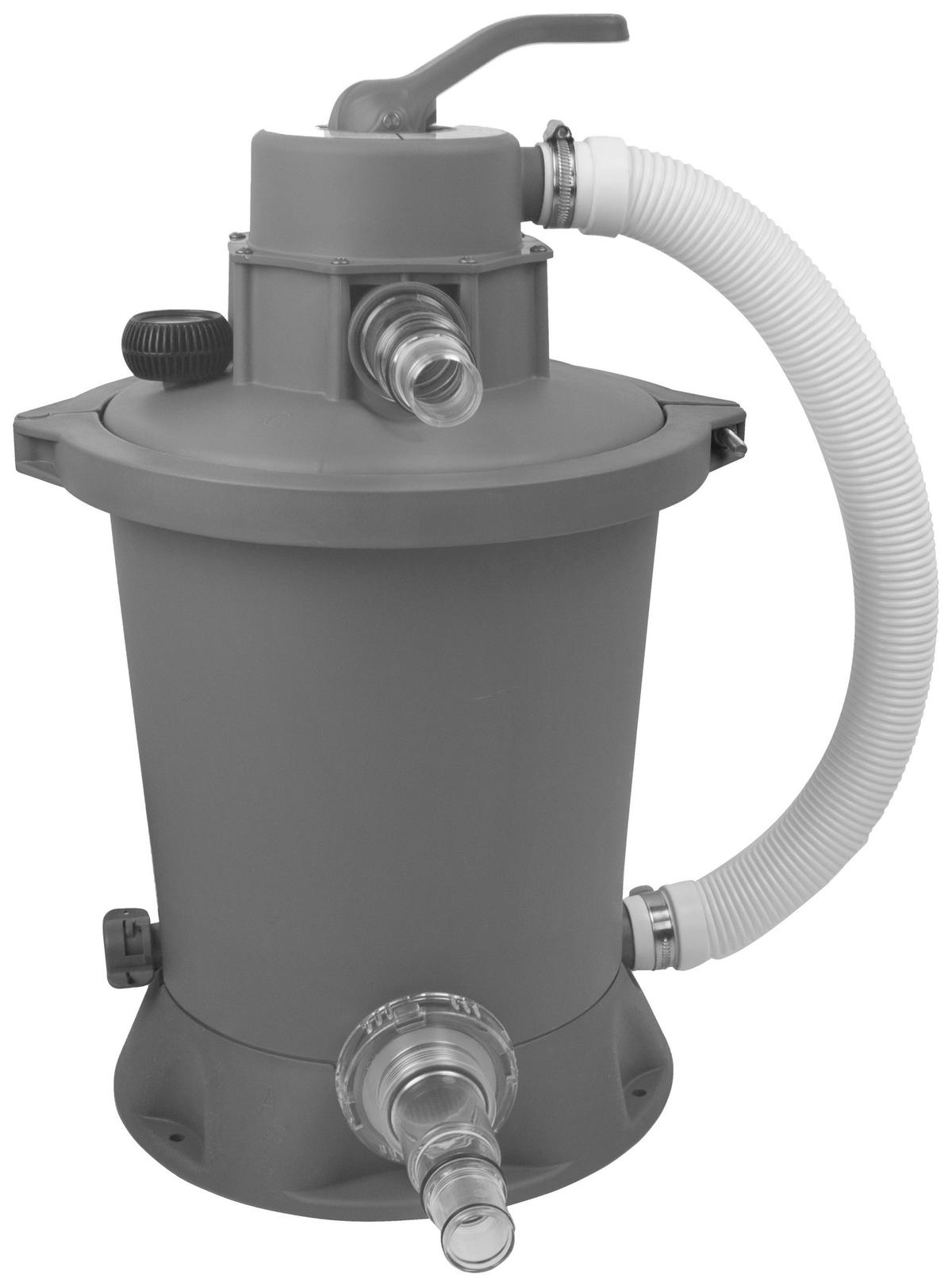 Bazen Exit Wood Pool, Črpalka S Peščenim Filtrom, Ø 488cm - rjava, Konvencionalno, kovina (488/122cm) - EXIT Toys