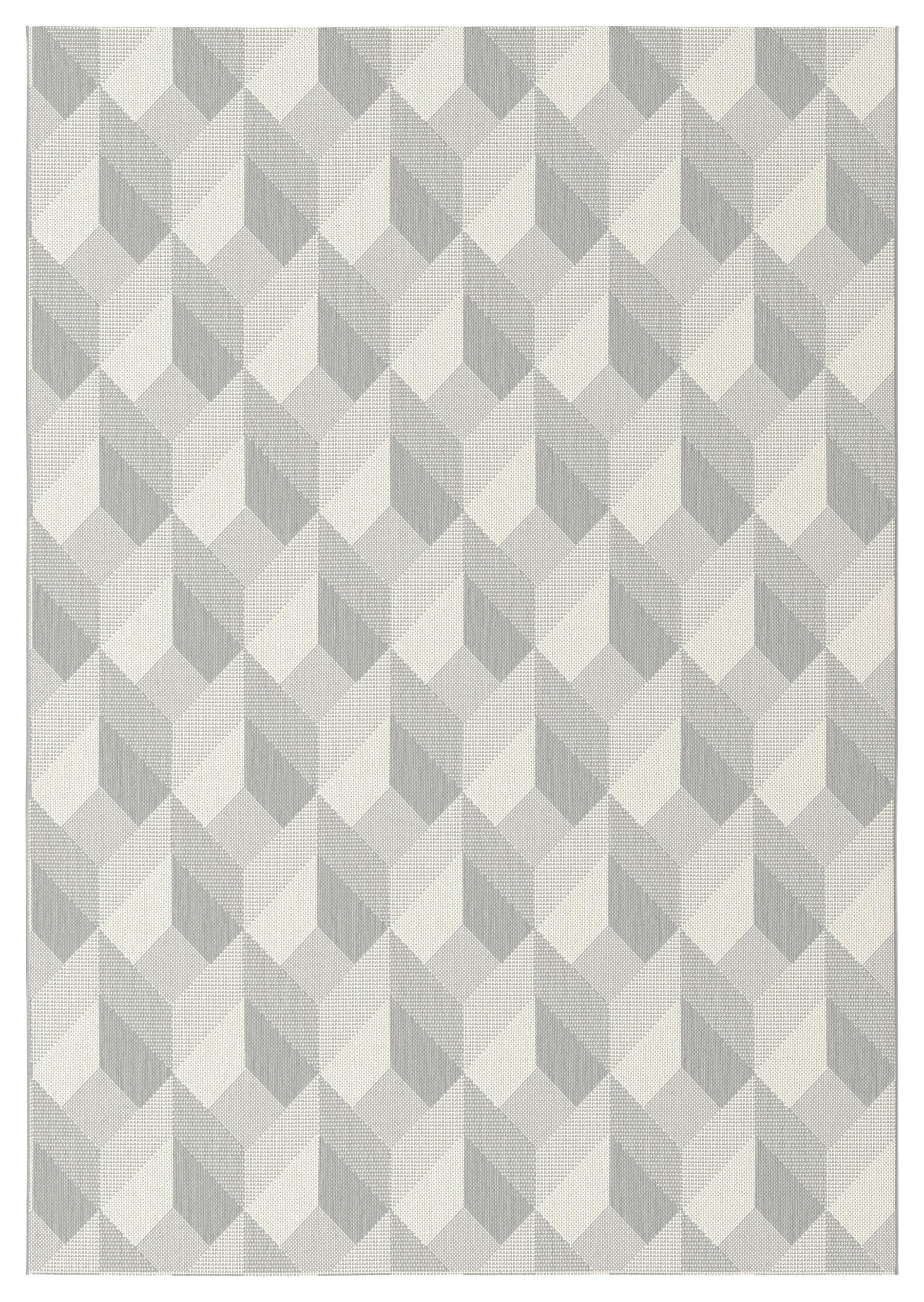 Covor cu țesătură plată Sandbar, cca. 120/170 cm - gri deschis, Modern, textil (120/170cm) - Mömax