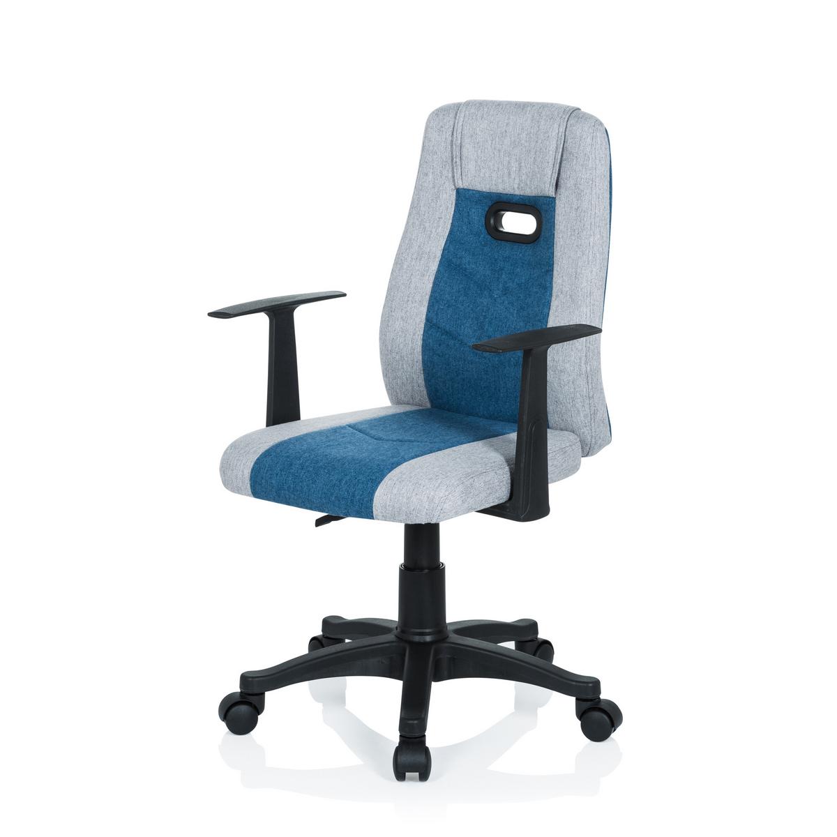 Mladinski Vrtljivi Stol Kiddy Extra, Siva, Modra - modra/siva, Basics, umetna masa (55/95-105/45cm) - MID.YOU