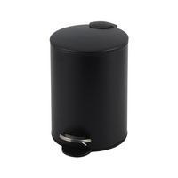 Kozmetični Koš Noah, Kovina, Črna, 3 L - črna, Moderno, kovina/umetna masa (16,8/24,5cm) - Mömax