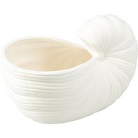 Virágkaspó Sea Shell - fehér, Trend, kerámia (20/12/10cm)