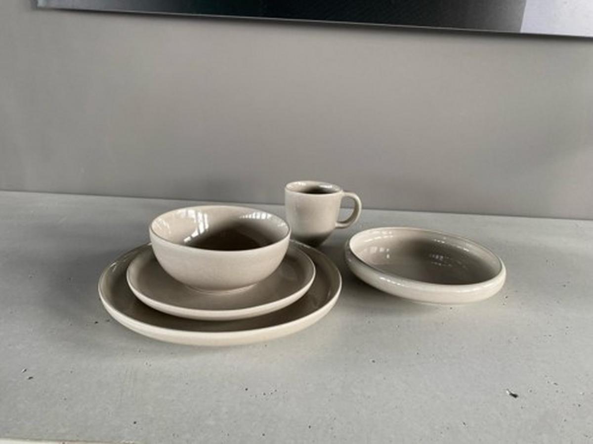 SERWIS OBIADOWO-ŚNIADANIOWY CANJU BLOMUS - beżowy, Lifestyle, ceramika - Blomus